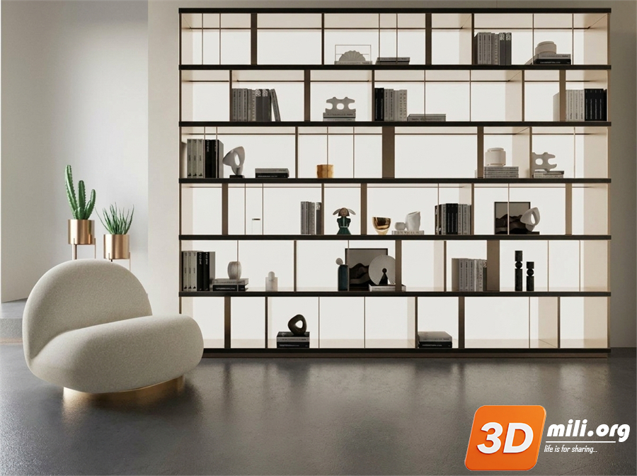 Bookcase Skp Files